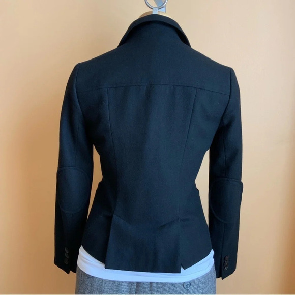 JOE FRESH Black Double Breasted Wool Blazer Size XS - Picture 3 of 16